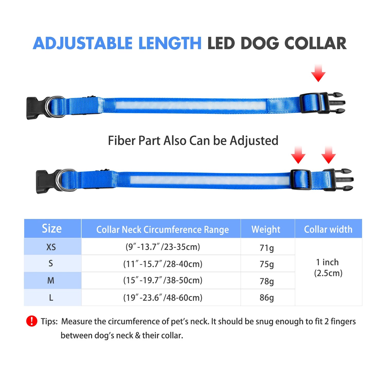 Light Up Dog Collar