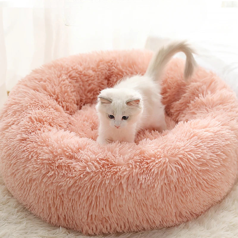 Round Calming Pet Bed