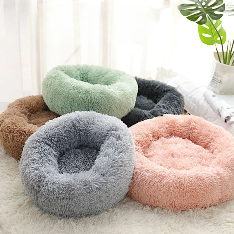 Round Calming Pet Bed