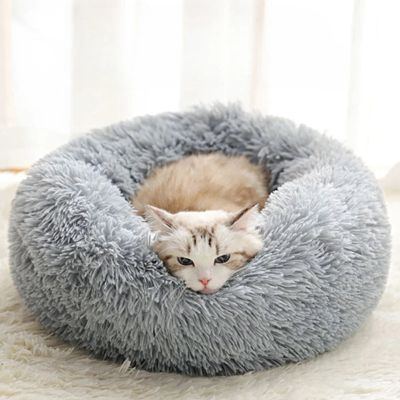 Round Calming Pet Bed